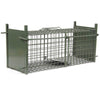 Live Animal Cage Trap 20" Steel Cage Catch Release Humane Wildlife Cage for Squirrel, Raccoon Pest Control