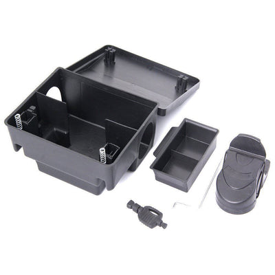 Lock Snap Traps Protect Cover,Rodent Bait Station,Rodenticide Plastic Box 1set