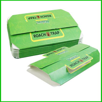Roach Pest Control, Cockroach Traps with Bait, Sticky Paper House Roaches Captured Killer Safely  1traps