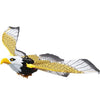 Realistic Sounding Electronic Flying Eagle Sling Led Hovering Hawk Birds Fun Toy (Gray)