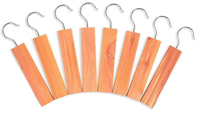 Natural Cedar Wood Moth Repellent  Clothes Protector and Moth Repellent Wood Mothball for Closet and Drawer Storage - 8 Pack