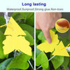 Houseplant insect trap, Dual-sided Yellow Sticky Traps for fungus gnats, white flies, aphids (4 pack, 20 traps)