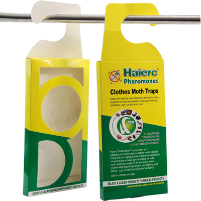 Hici Hook Cloth Moth Trap ,Nontoxic Insecticide & Odor Free 1 PCS