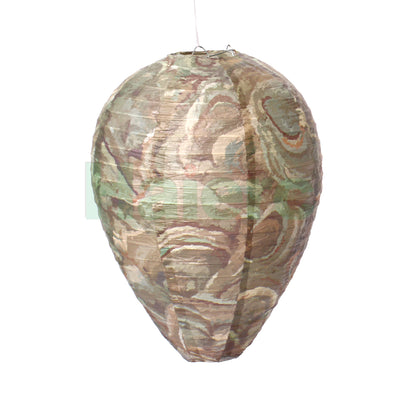 Wasp Nest Decoy Hanging Fake Wasp Nest Decoy Bee Hornets Wasp Deterrent Paper Drive Beehive Lantern for Home and Garden Outdoors 3 pieces