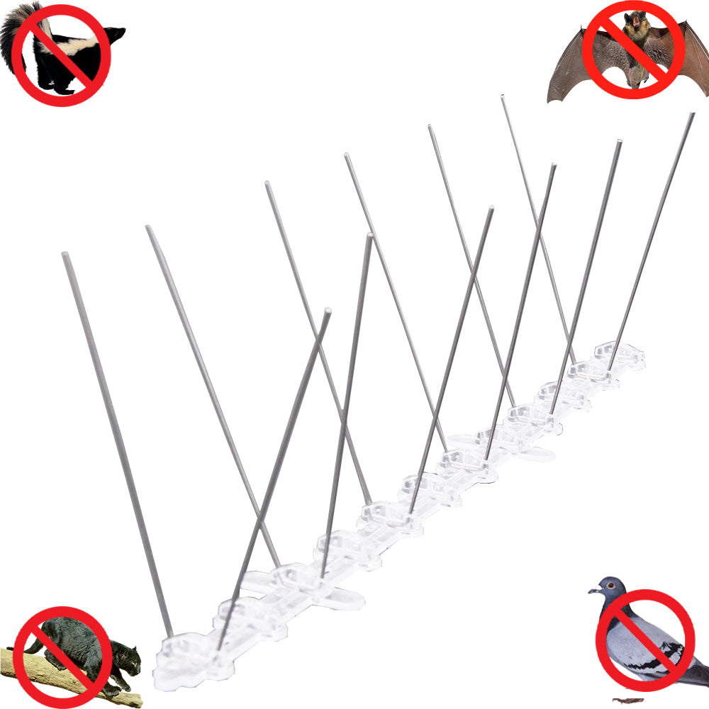 Pro Stainless Bird Spikes, 3 Stainless Steel Bird and Pigeon - HICI HOME  AND GARDEN