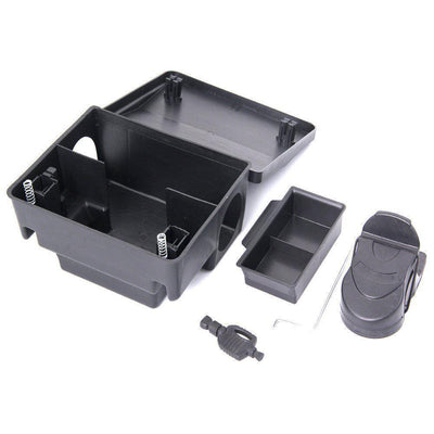 Lock Snap Traps Protect Cover,Rodent Bait Station,Rodenticide Plastic Box With Free Sanp Trap 2set